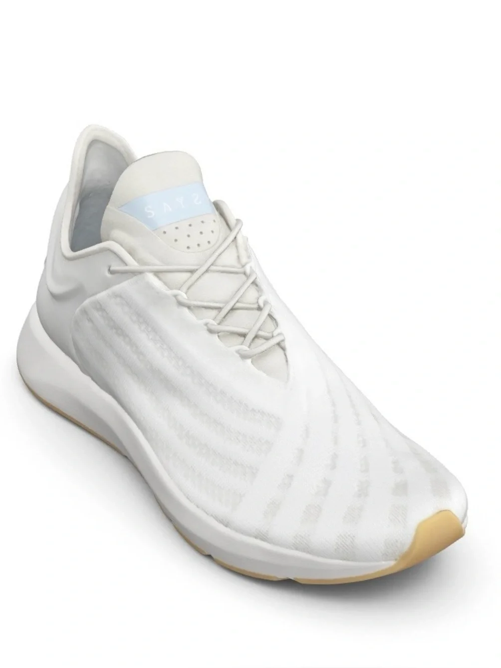 New!  Saysh One White Everyday Sneakers Size 7, No Box